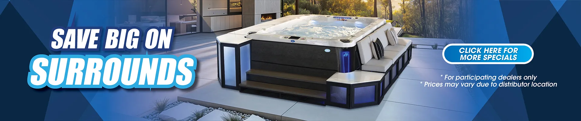 Calspas hot tub being used in a family setting - Shawnee